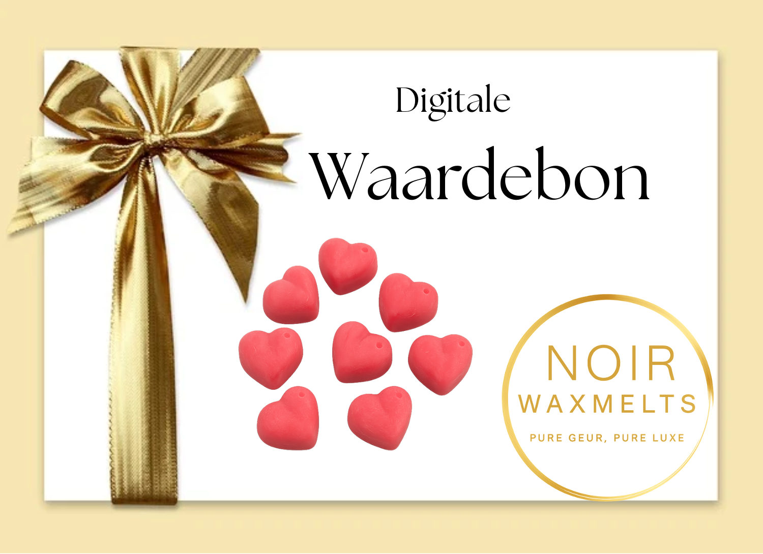 🎁 Cadeaubon T.W.V €15,00 – Noir Waxmelts 🎁